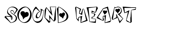 Sound Heart font preview